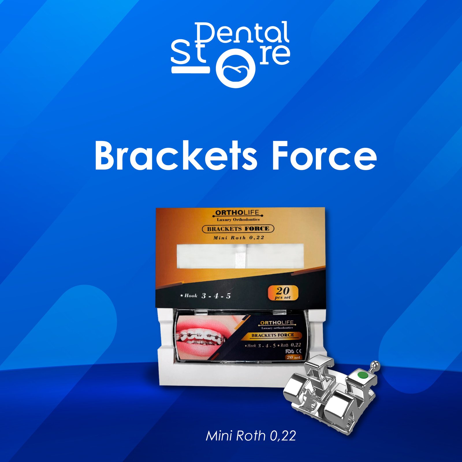 BRACKET ORTHOLIFE ROTH 22 C/T Dental Store